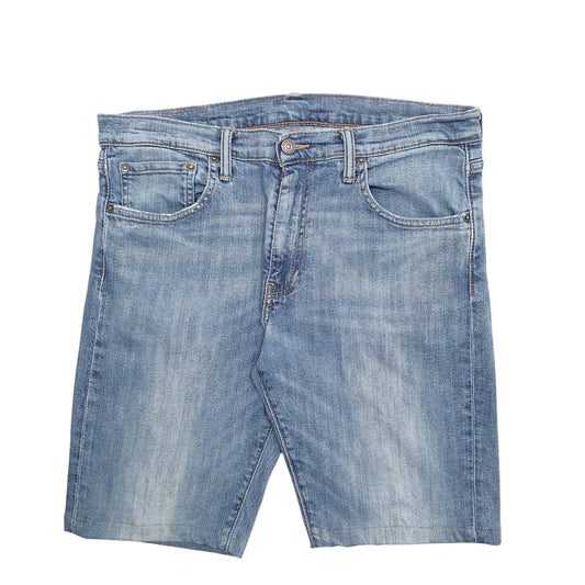 Mens Blue Levis Denim Shorts