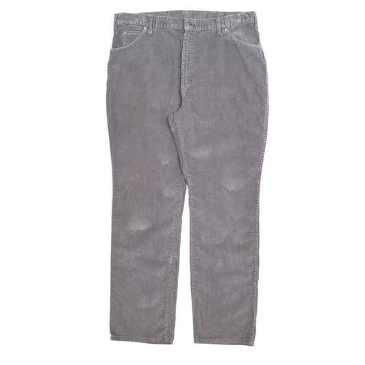 Mens Grey Dickies Corduroy Trousers