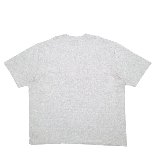 Mens Grey Carhartt Spellout Short Sleeve T Shirt