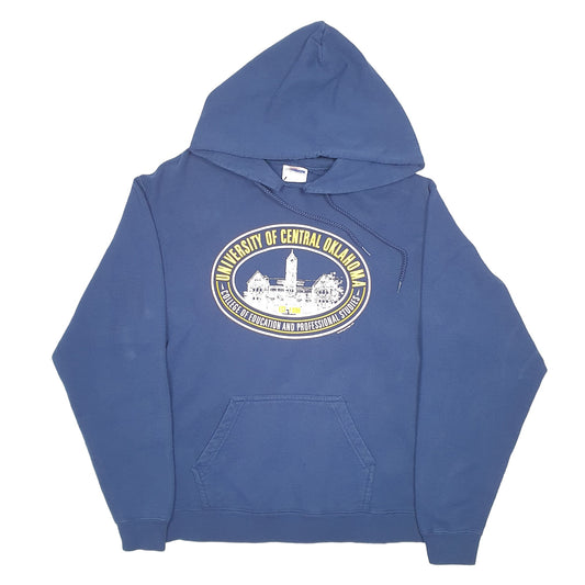 Mens Navy Hanes Vintage University Of Oklahoma Hoodie Jumper