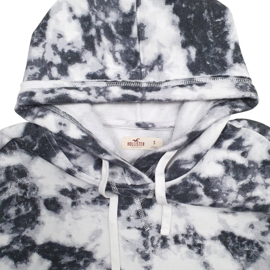 Womens White Hollister Camouflage Hoodie Jumper