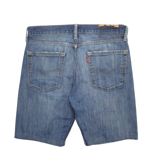 Womens Blue Levis Denim Shorts