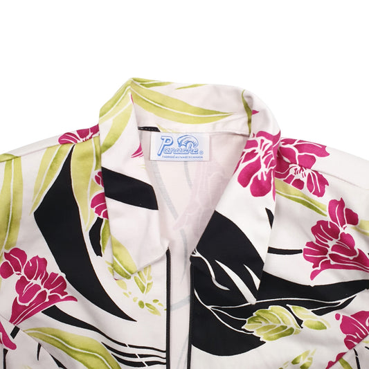 Womens Pink Panache Floral Hoodie Coat