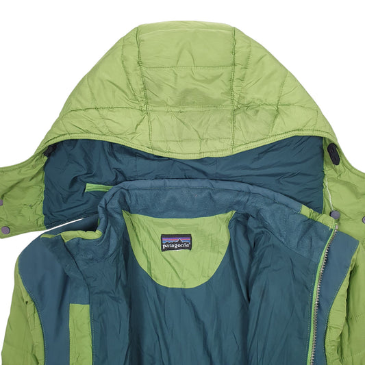 Womens Green Patagonia Puff Rider Coat