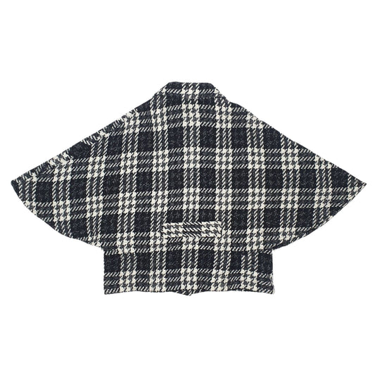 Womens Black Unbranded Poncho Coat