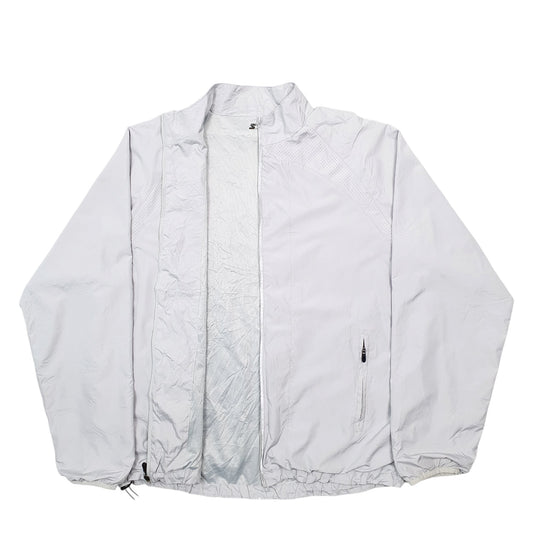 Mens Grey Starter Full Zip Coat