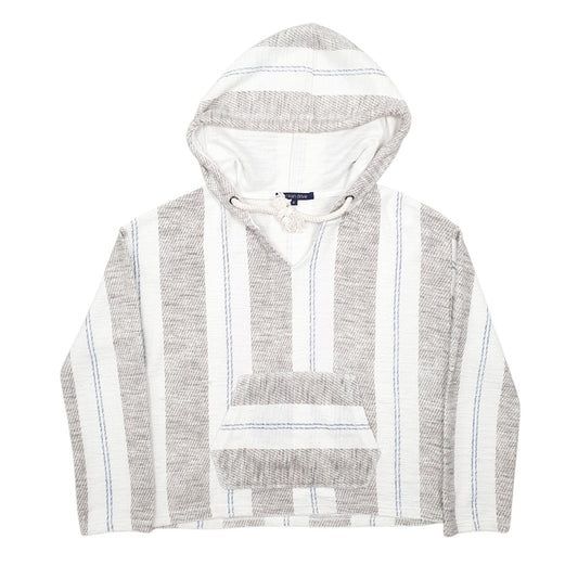 Womens White Ocean Drive Hoodie Jumper