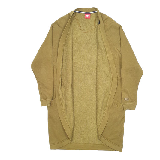 Womens Khaki Nike Gown Cardigan Shawl Top Sweater V Neck Jumper