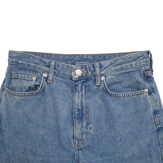 Womens Blue & Denim Loose Mom Casual JeansW27 L27
