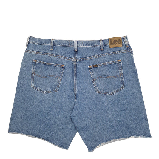 Mens Blue Lee Cut Off Denim Shorts