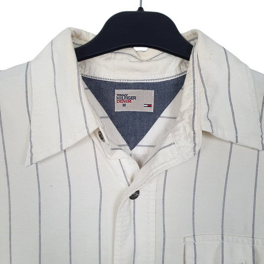 Mens Cream Tommy Hilfiger Heritage Long Sleeve Shirt