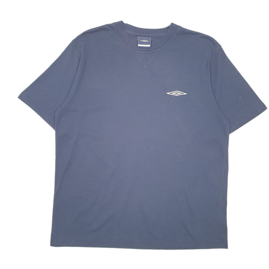 Mens Navy Umbro Short Sleeve T Shirt