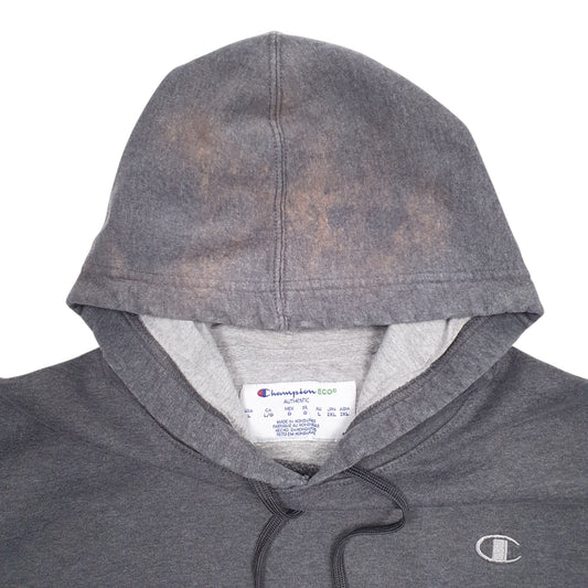 Mens Grey Champion Hoodie Jumper