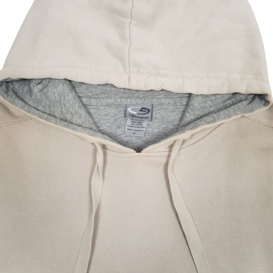 Mens Beige Champion Hoodie Jumper