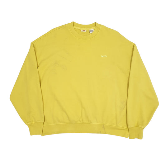 Womens Yellow Levis Crewneck Jumper