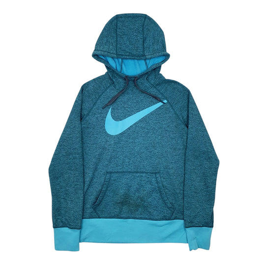 Mens Blue Nike Therma-Fit Hoodie Jumper