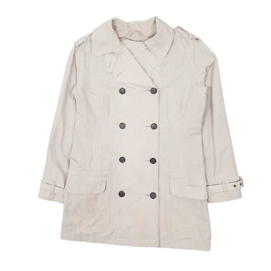 Womens Cream Barbour Valerie Cotton Touch Coat