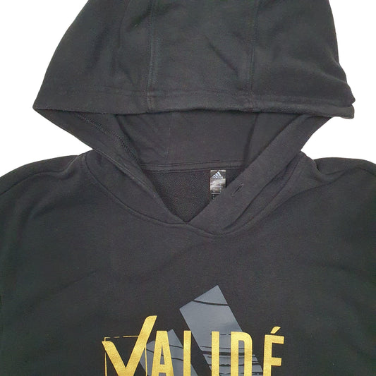 Mens Black Adidas Hoodie Jumper
