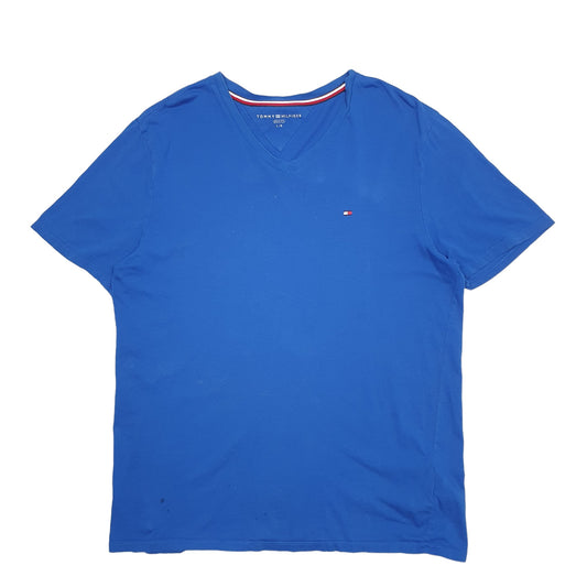 Mens Blue Tommy Hilfiger Short Sleeve T Shirt