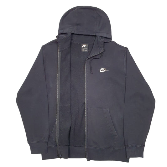 Mens Black Nike Hoodie Full Zip Jumper
