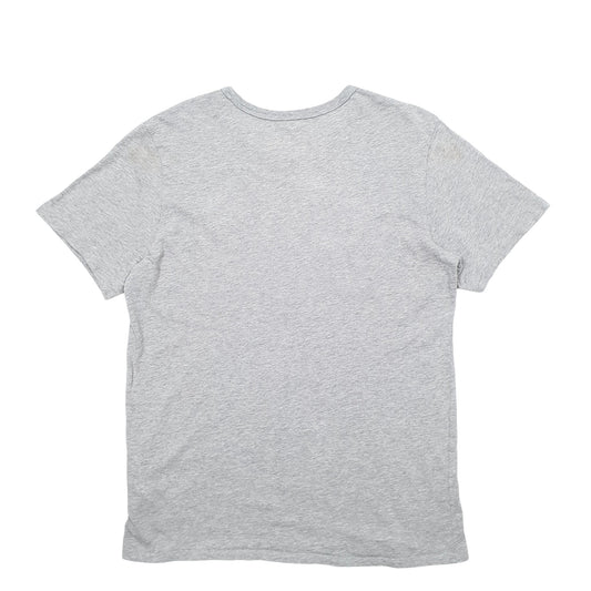 Mens Grey Nike Spellout Short Sleeve T Shirt