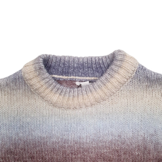 Womens Blue Garage Crewneck Jumper