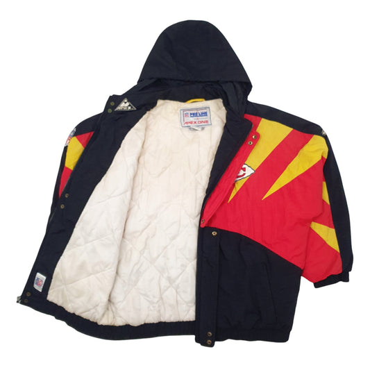 Mens Red Apex One Vintage 90s NFL Kansas City Chiefs Coat