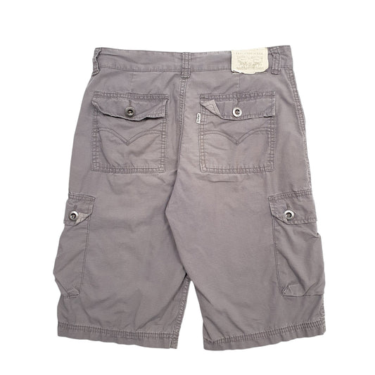 Mens Grey Levis Cargo Shorts