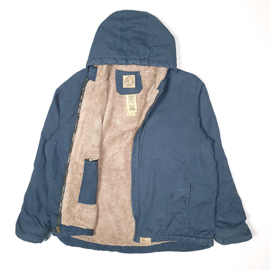 Mens Blue Berne Active Sherpa Lined Coat