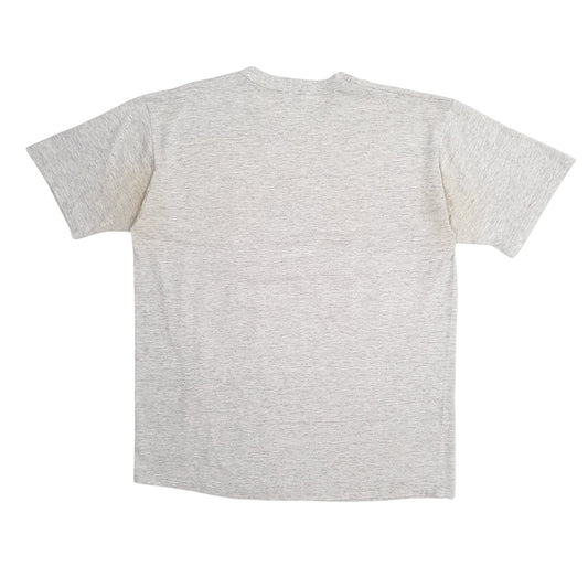 Mens Grey Russell Athletic Single Stitch Vintage 90s Track & Field Short Sleeve T Shirt