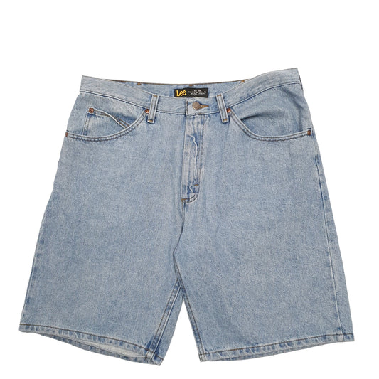 Mens Blue Lee Denim Shorts