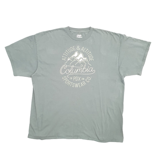 Mens Khaki Columbia Sportswear Short Sleeve T Shirt