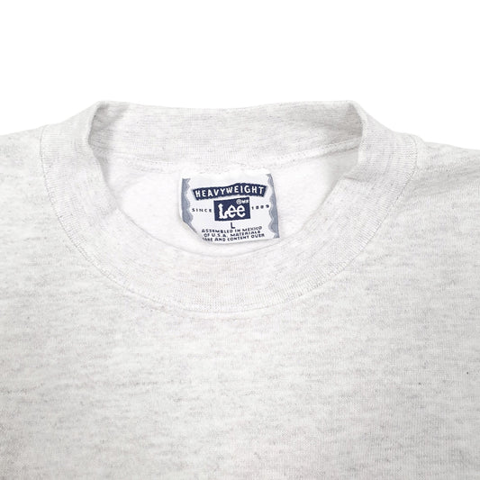 Mens Grey Lee Vintage Heavyweight Resurrection Health care Crewneck Jumper