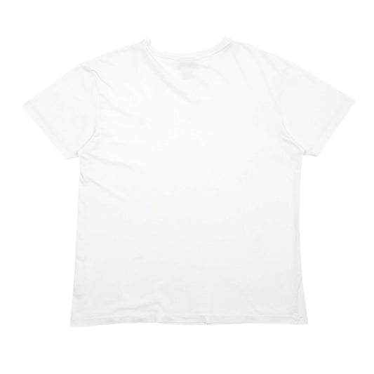 Mens White Polo Ralph Lauren V Neck Short Sleeve T Shirt