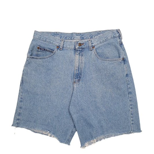Mens Blue Lee Cut Off Denim Shorts