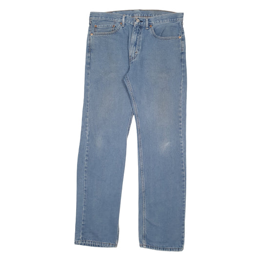 Mens Blue Levis 505 JeansW34 L34