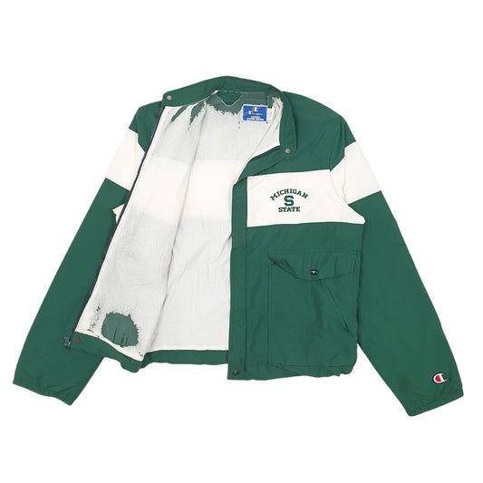 Mens Green Champion Vintage 90s Made In USA Coat