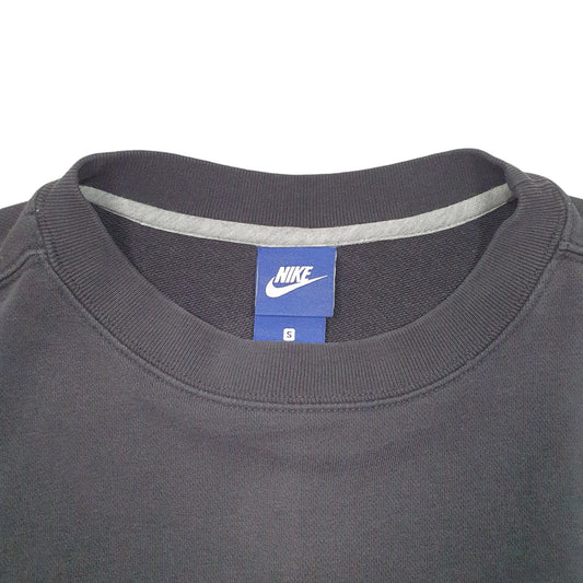 Womens Black Nike Short Sleeve Workout Gym Running Crewneck Jumper