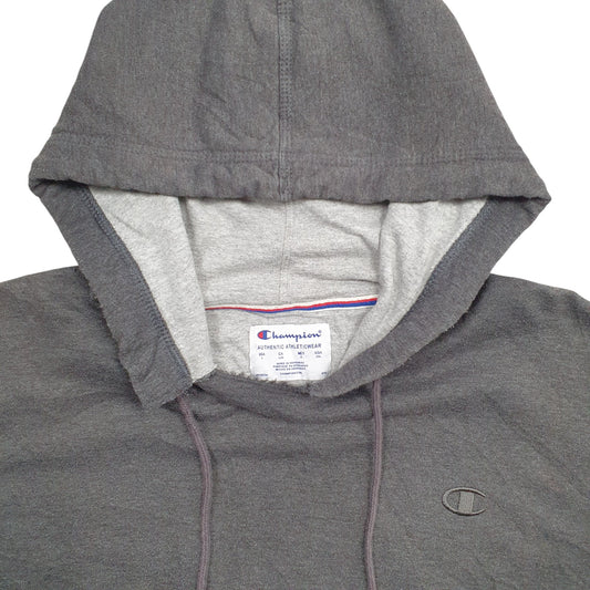 Mens Grey Champion Hoodie Jumper