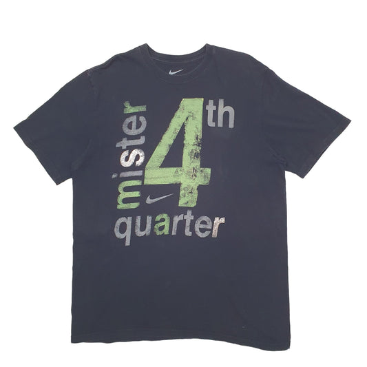 Mens Black Nike Spellout Short Sleeve T Shirt