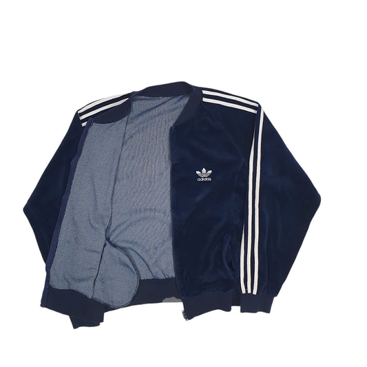Womens Navy Adidas Full Zip Jumper