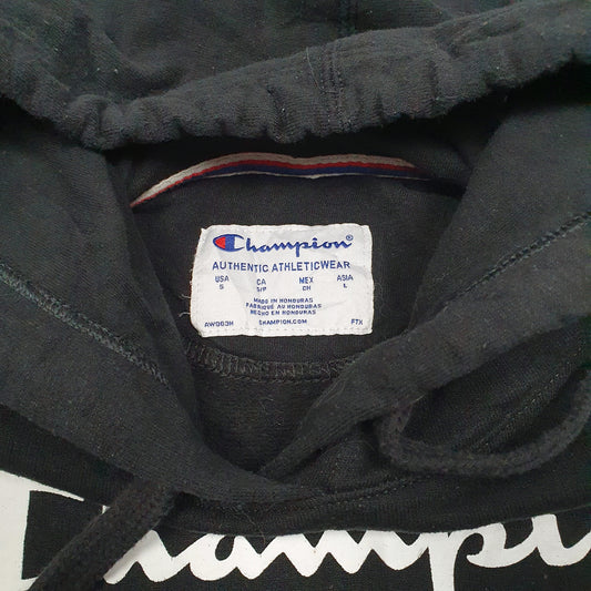 Womens Black Champion Hoodie Jumper