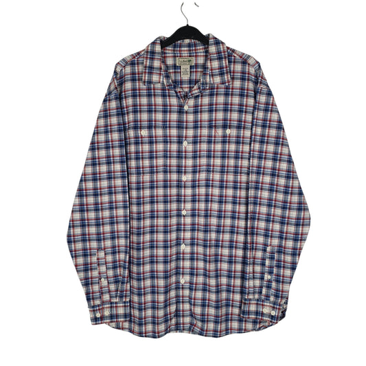 Mens Blue L.L.Bean Long Sleeve Shirt