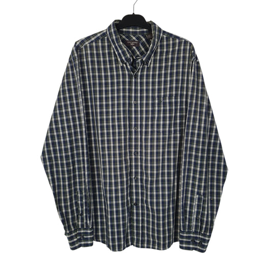 Mens Navy Dockers Long Sleeve Shirt