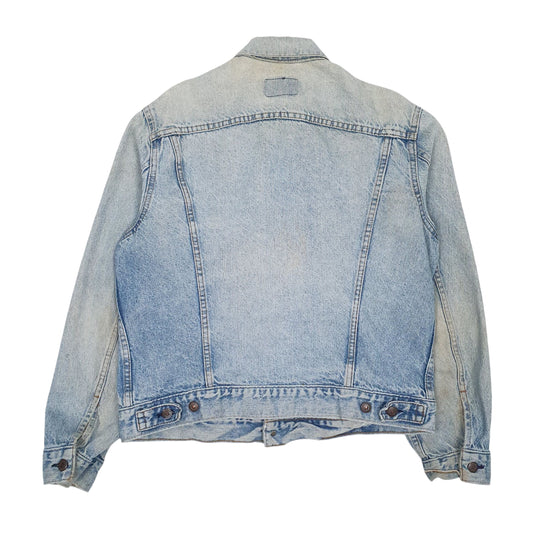 Mens Blue Levis Vintage 90s Made In USA. V Neck Coat