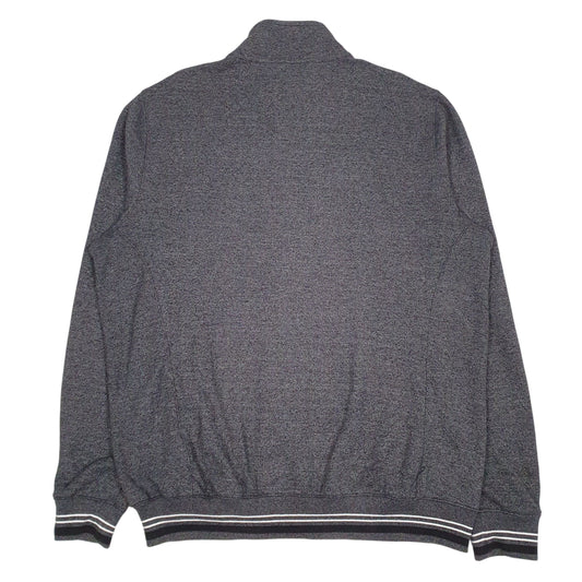 Mens Grey Fila Full Zip Jumper