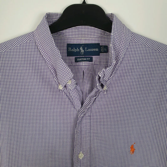 Mens Purple Ralph Lauren Shirt