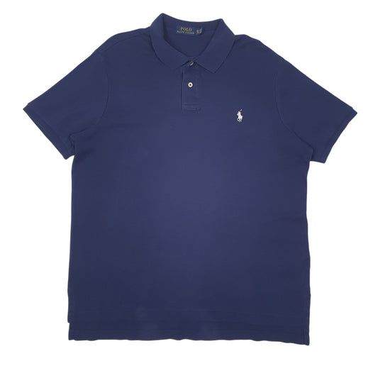 Mens Navy Polo Ralph Lauren Short Sleeve Polo Shirt