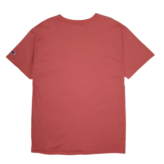 Mens Pink Champion T Shirt
