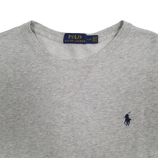 Mens Grey Polo Ralph Lauren Crewneck Jumper
